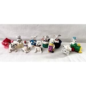 Vintage 1996 Disney 101 Dalmatians 11 Happy Meal Christmas Collectors Figures